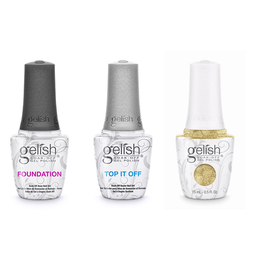 Harmony Gelish Combo - Base, Top & Bronzed