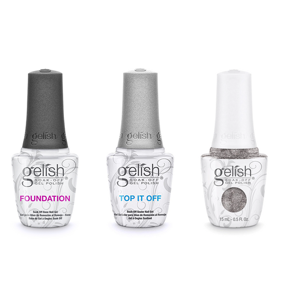 Harmony Gelish Combo - Base, Top & Chain Reaction