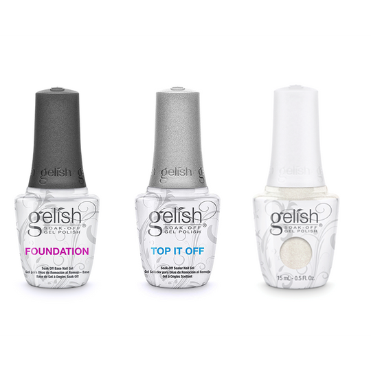 Gelish Combo - Base, Top & Champagne