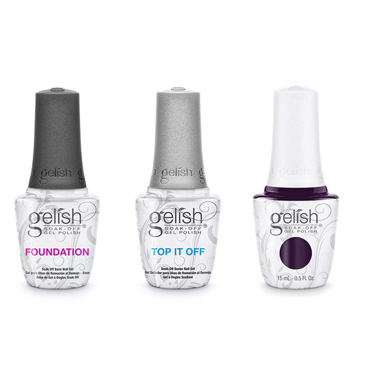 Gelish Combo - Base, Top & Cocktail Party Drama
