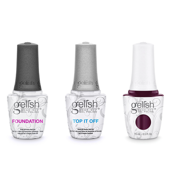 Harmony Gelish Combo - Base, Top & From Paris With Love