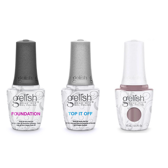 Gelish Combo - Base, Top & I Or-chid You Not