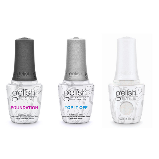 Gelish Combo - Base, Top & Izzy Wizzy Let's Get Busy