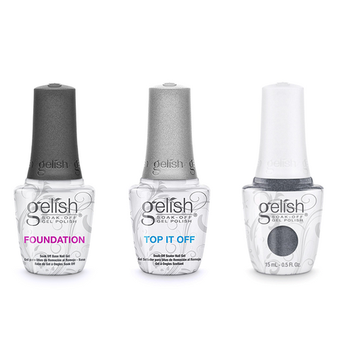 Harmony Gelish Combo - Base, Top & Midnight Caller