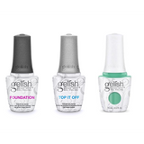Harmony Gelish Combo - Base, Top & A Mint Of Spring