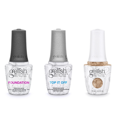Harmony Gelish Combo - Base, Top & No Way Rose