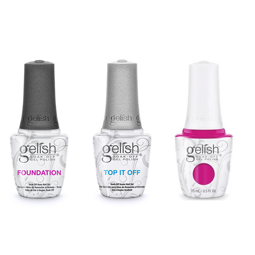 Harmony Gelish Combo - Base, Top & Pop-arazzi Pose