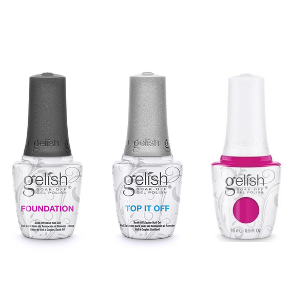 Harmony Gelish Combo - Base, Top & Pop-arazzi Pose