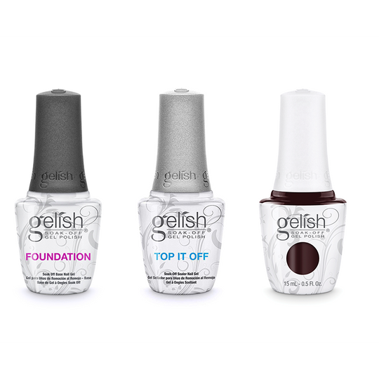 Gelish Combo - Base, Top & Pumps Or Cowboy Boots?