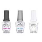 Harmony Gelish Combo - Base, Top & Sheek White