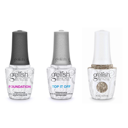 Gelish Combo - Base, Top & Sledding In Style