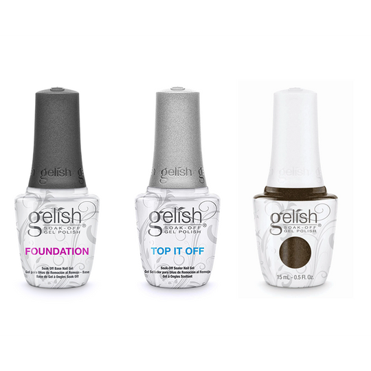 Gelish Combo - Base, Top & Sweet Chocolate