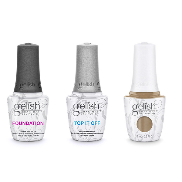 Harmony Gelish Combo - Base, Top & Taupe Model