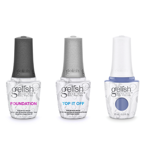 Harmony Gelish Combo - Base, Top & Up In The Blue