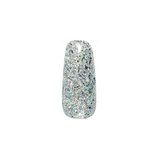DND - Super Platinum Glitter Collection - Homecoming Silver 0.6 oz - #932