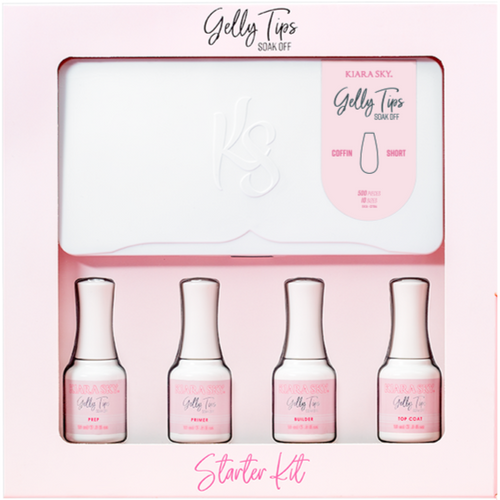Kiara Sky - Gelly Tips Starter Kit - Coffin Short