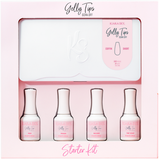 Kiara Sky - Gelly Tips Starter Kit - Coffin Short