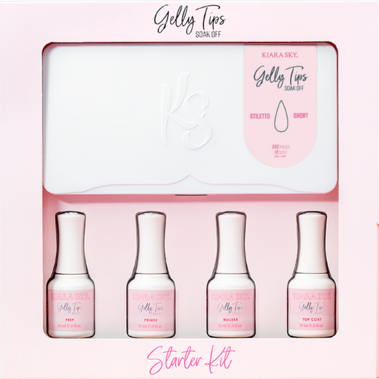 Kiara Sky - Gelly Tips Starter Kit - Stiletto Short