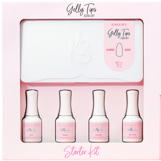 Kiara Sky - Gelly Tips Starter Kit - Almond Short