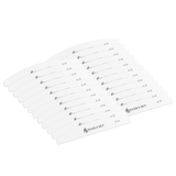 Kiara Sky Tools - White Nail File 80/80 GRIT - Half Moon (25 pc)