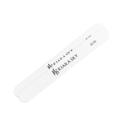 Kiara Sky Tools - White Nail File 100/100 GRIT - Straight (2 pc)