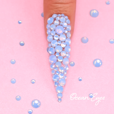 Kiara Sky Nail Art - Rhinestones - Ocean Eyes