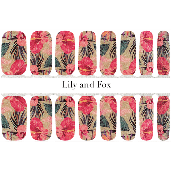 Lily and Fox Nail Wrap Kokomo Sleek Nail