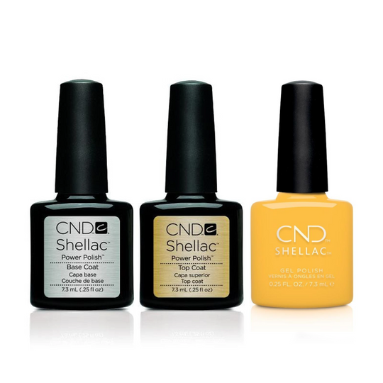 CND - Shellac Combo - Base, Top & Limoncello