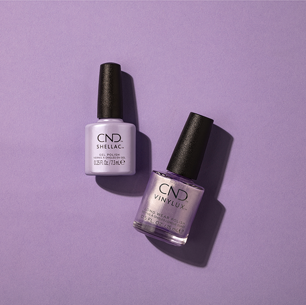 CND - Shellac Xpress5 Combo - Base, Top & Live Love Lavender (0.25 oz)