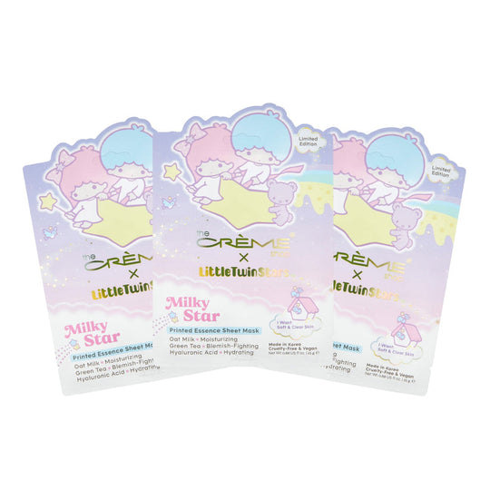 The Creme Shop x Little Twin Stars - Milky Star Printed Essence Sheet Mask - Set of 3