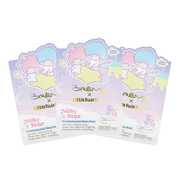 The Creme Shop x Little Twin Stars - Milky Star Printed Essence Sheet Mask - Set of 3