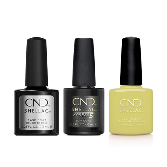 CND - Shellac Xpress5 Combo - Base, Top & Mind Over Matcha
