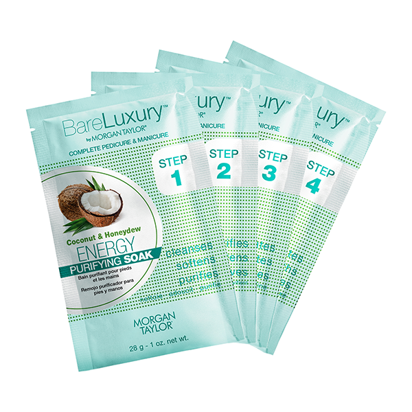Morgan Taylor - BareLuxury 4-in-1 Complete Pedicure & Manicure - Energy Coconut & Honeydew