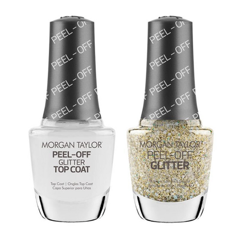 Morgan Taylor Peel-Off Glitter & Top Coat Combo - Grand Jewels