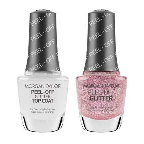 Morgan Taylor Peel-Off Glitter & Top Coat Combo - Sweetest Thing