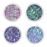 Daily Charme - Mermaid Iridescent Glitter Mix Set - Fine