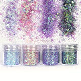 Daily Charme - Mermaid Iridescent Glitter Mix Set - Fine