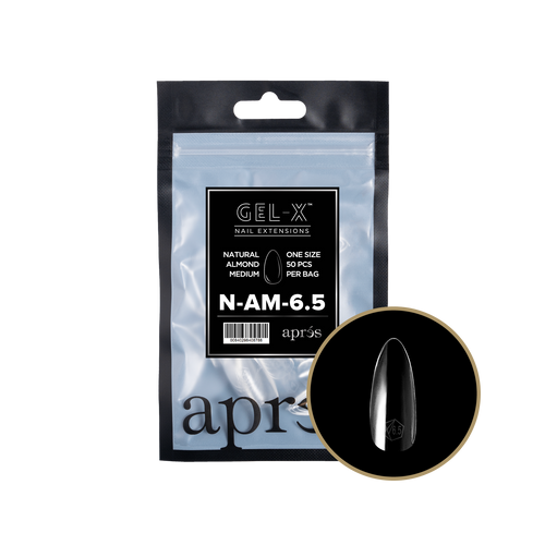 apres - Gel-X 2.0 Refill Bags - Natural Almond Medium Size 6.5 (50 pcs)