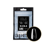 apres - Gel-X 2.0 Refill Bags - Natural Coffin Short Size 4 (50 pcs)