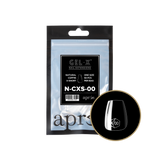apres - Gel-X 2.0 Refill Bags - Natural Coffin Extra Short Size 00 (50 pcs)