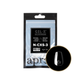 apres - Gel-X 2.0 Refill Bags - Natural Coffin Extra Short Size 3 (50 pcs)