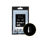 apres - Gel-X 2.0 Refill Bags - Natural Coffin Extra Short Size 7 (50 pcs)