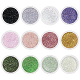 Daily Charme - Colorful Twinkle Flash Glitter Set - 12 Jars
