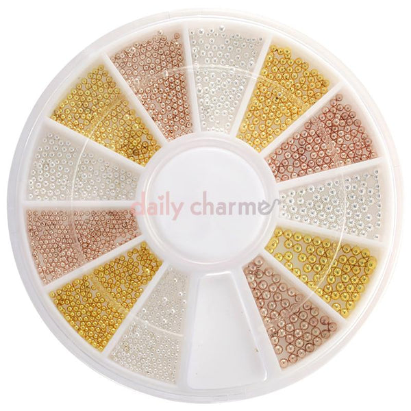 Daily Charme - Metallic Caviar Beads Mixed Wheel - 3 Colors