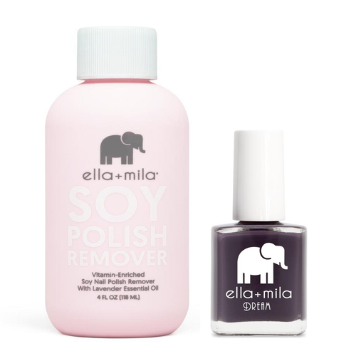 ella+mila - Soy Polish Remover & Night In - .45oz