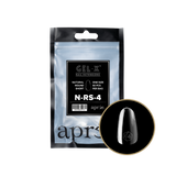 apres - Gel-X 2.0 Refill Bags - Natural Round Short Size 4 (50 pcs)