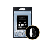 apres - Gel-X 2.0 Refill Bags - Natural Round Extra Short Size 0 (50 pcs)