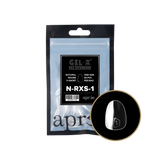 apres - Gel-X 2.0 Refill Bags - Natural Round Extra Short Size 1 (50 pcs)