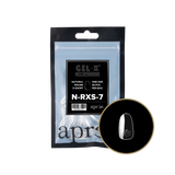 apres - Gel-X 2.0 Refill Bags - Natural Round Extra Short Size 7 (50 pcs)