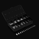 Apres - gel-x tips 2.0 - natural square extra short (600 pcs)